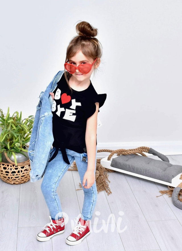 Jeans mikina heart