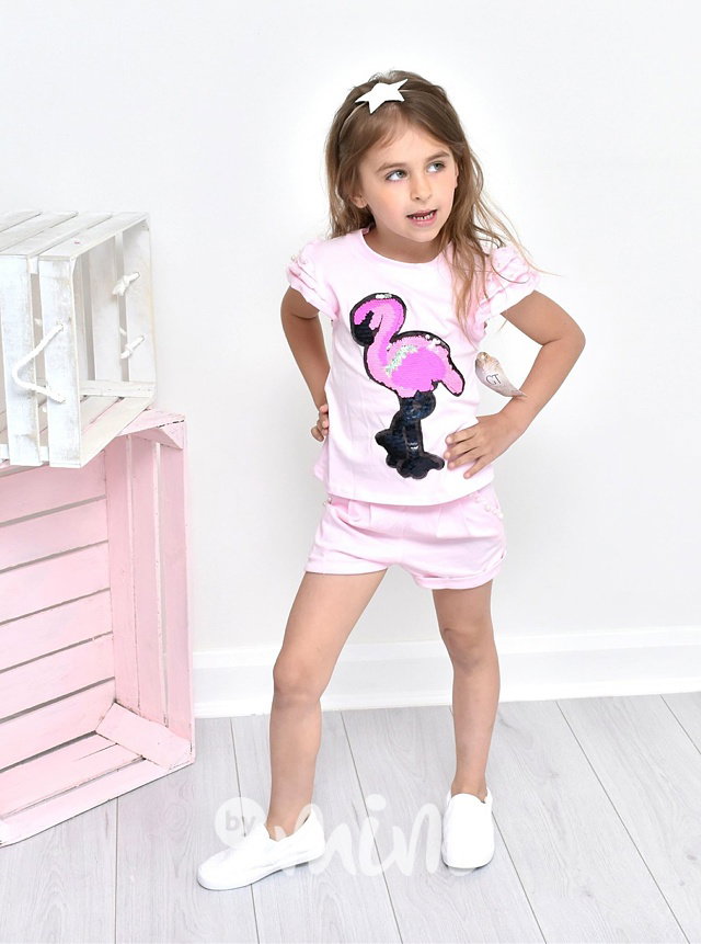 Flamingo summer set pink