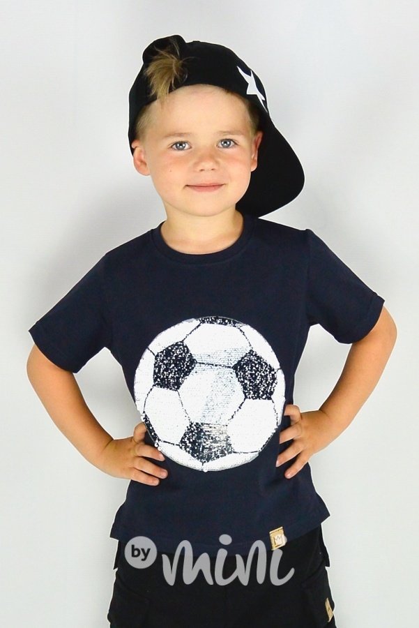 Football chlapecké triko s přetáčecími flitry