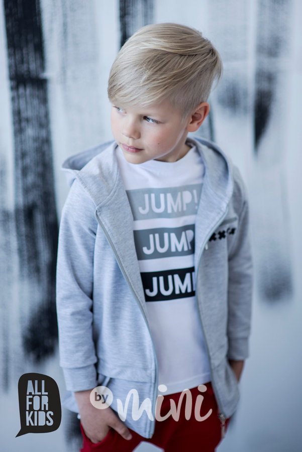 JUMP triko grey