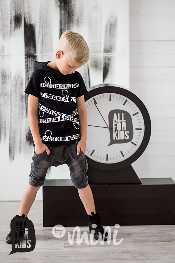 Dark jeans baggy shorts