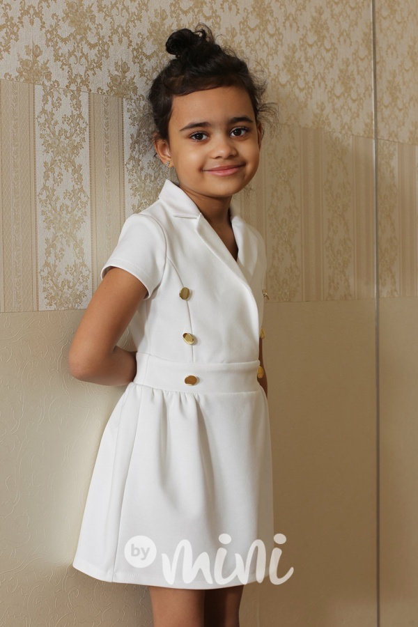 Uniform dress white