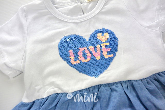 Love jeans dress white