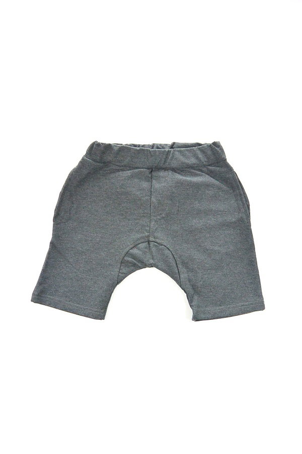 Dark grey kraťasy se zipem