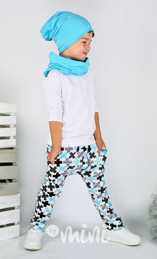 Blue cross baggy tepláčky