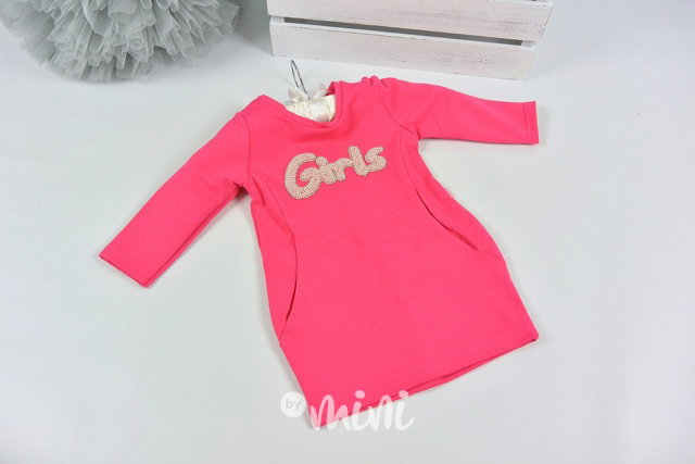 GIRLS dívčí tunika malinová