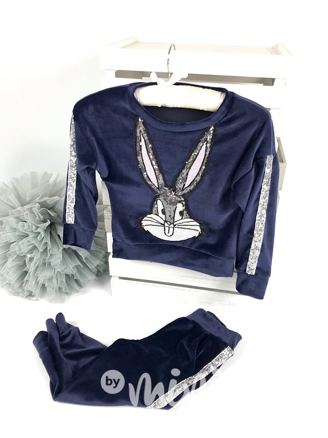 Bunny semišová teplákovka