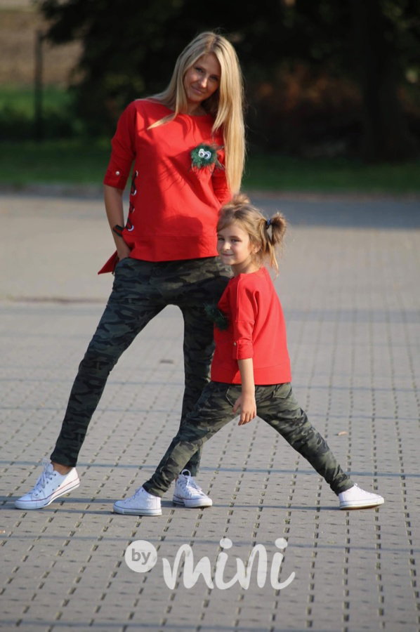 Set army baggy matka a dítě