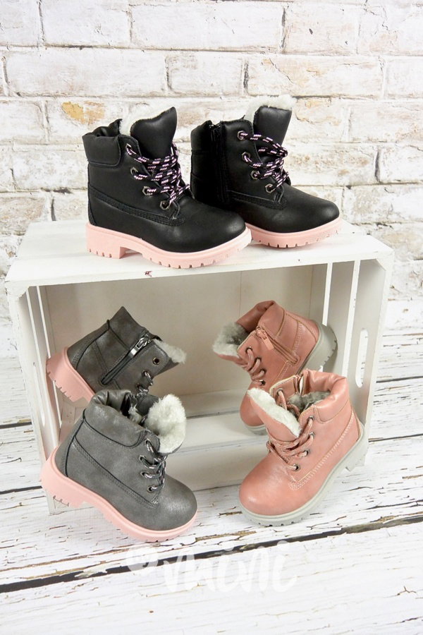 Šedé workery s kožíškem