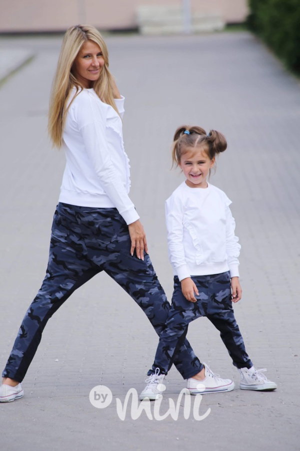 Unisex army baggy tepláčky