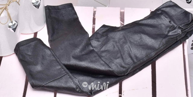 Třpytivé leather pants