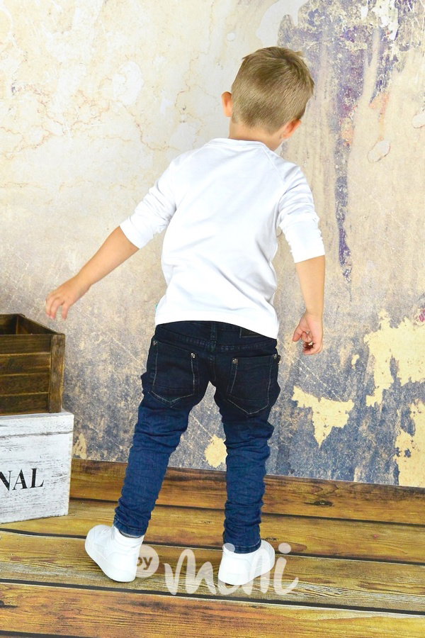 Ombré blue jeans