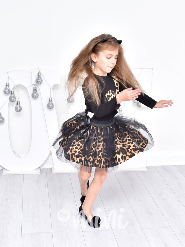 Leopard tutu komplet