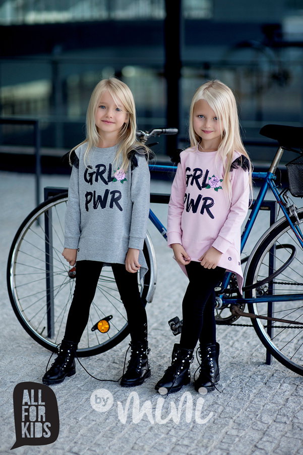 GRL grey tunika + legíny