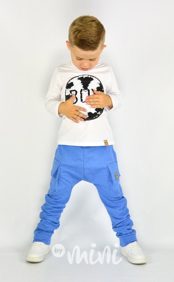 BOY bílé longsleeve triko