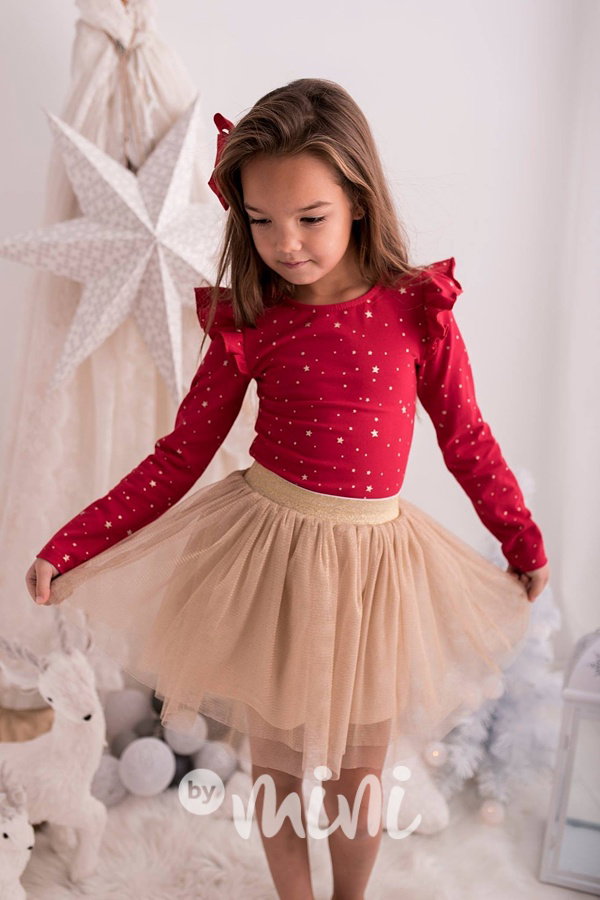 Červené body s hvězdičkami