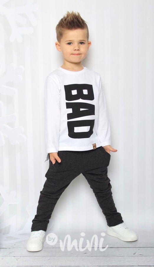 Dark grey chlapecké tepláky - BASIC