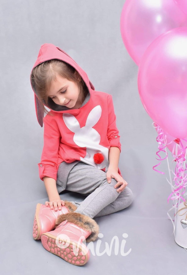 Pink bunny atypická long mikča