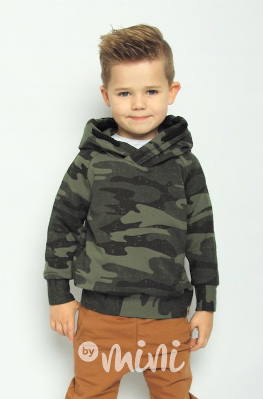 ARMY khaki zateplená mikina
