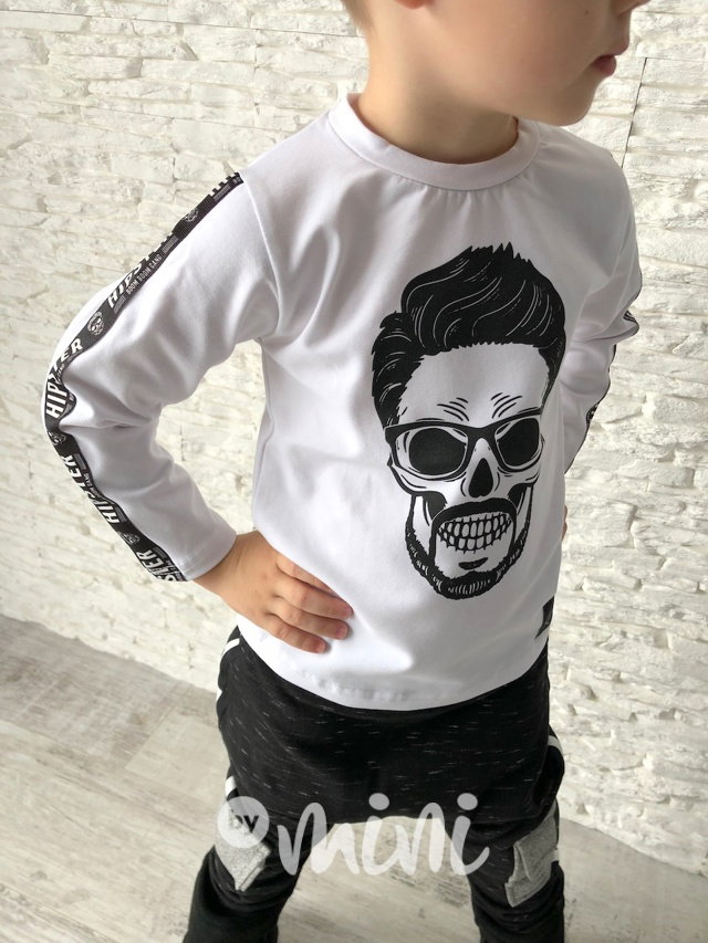 Hipster white triko
