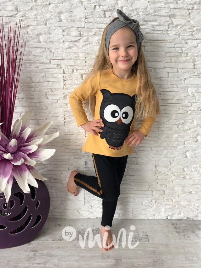 Sovička komplet mustard