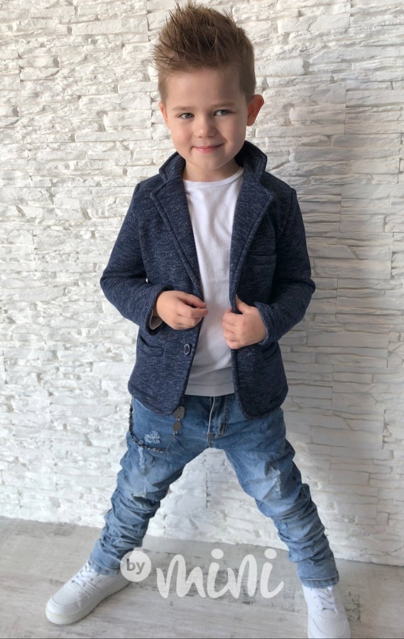 Blue jeans s karabinkou