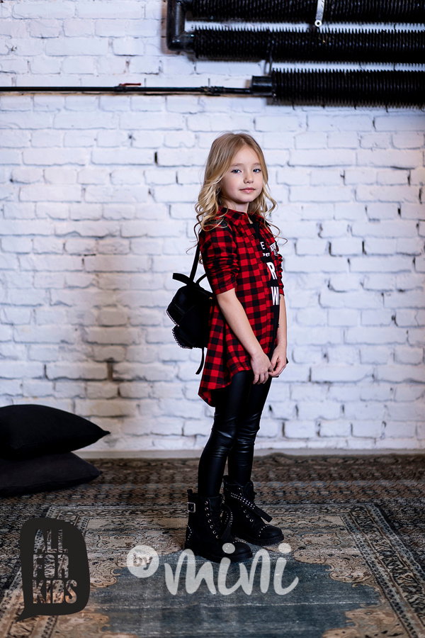 Leather look legíny