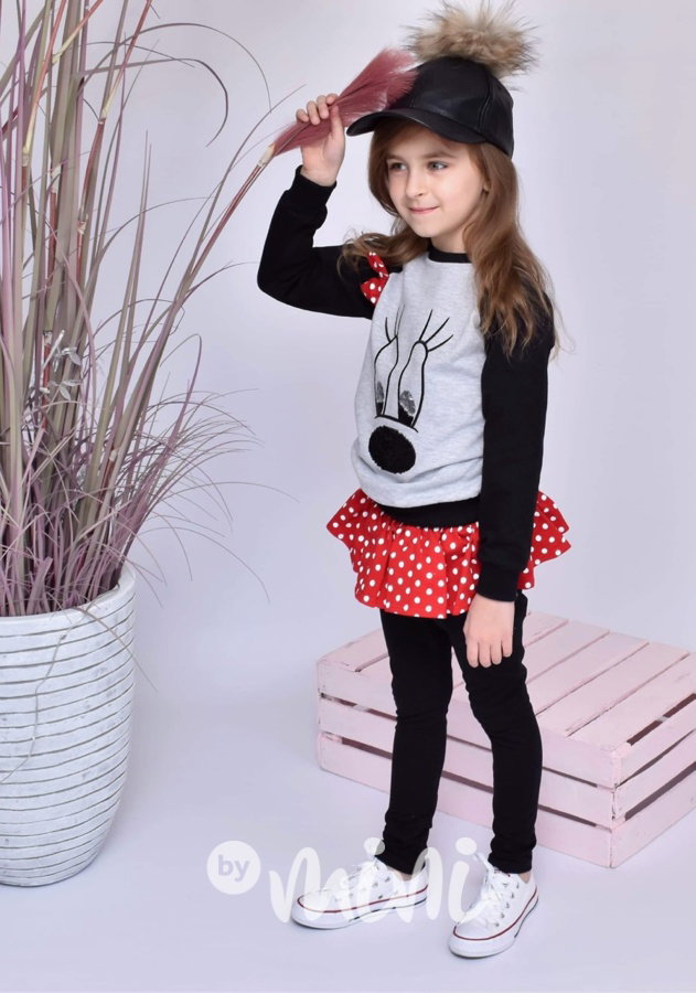 Dívčí komplet - Mickey Mouse šaty - Minnie