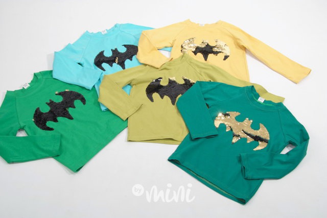 Batman smaragd flitr triko