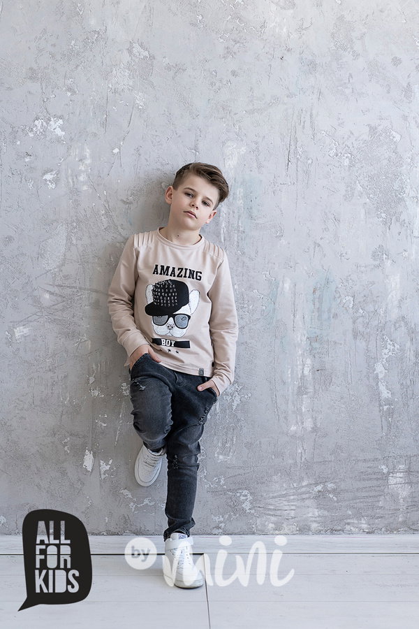 Tmavé ripped jeans