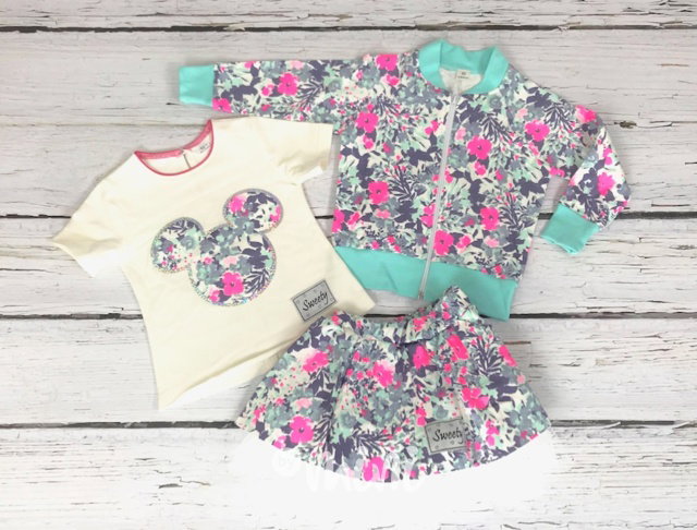 Summer flower 3ks set - tutu sukně