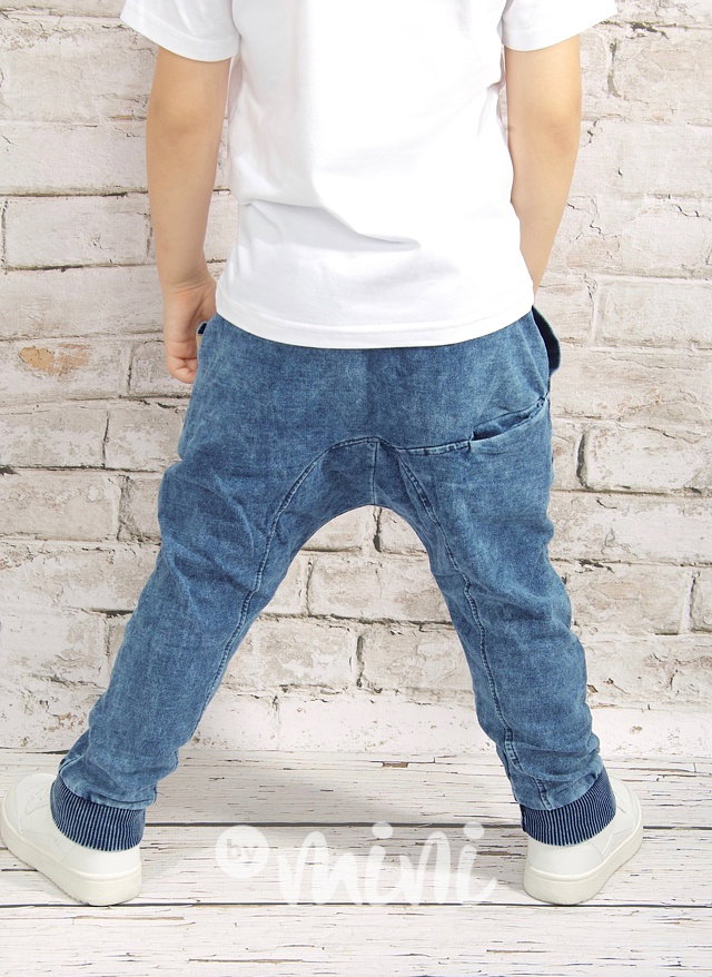 Jeans chlapecké baggy tepláčky NEW