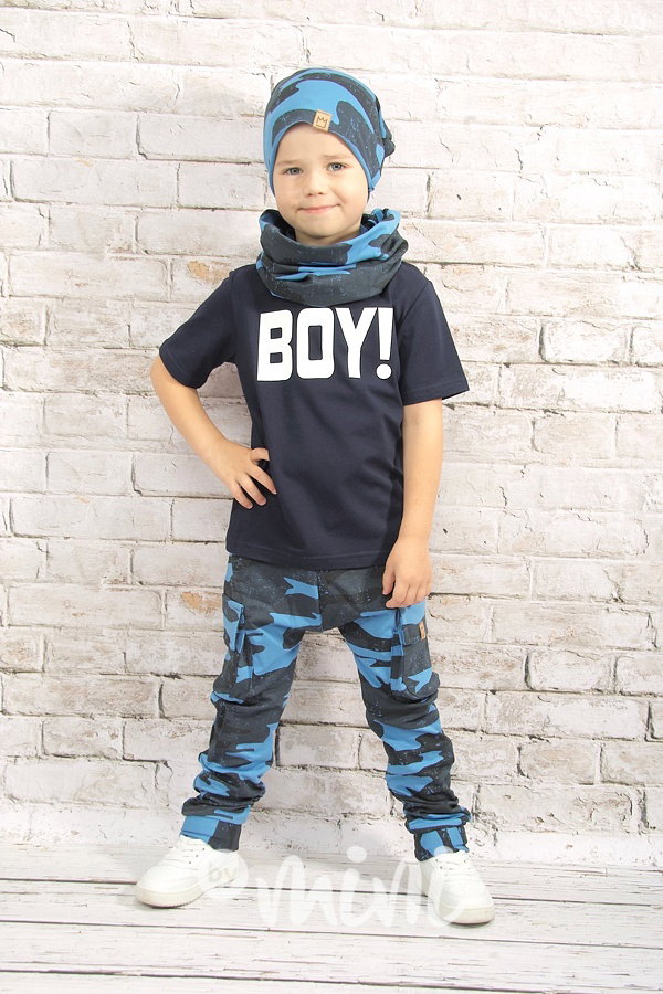 BOY dark blue triko
