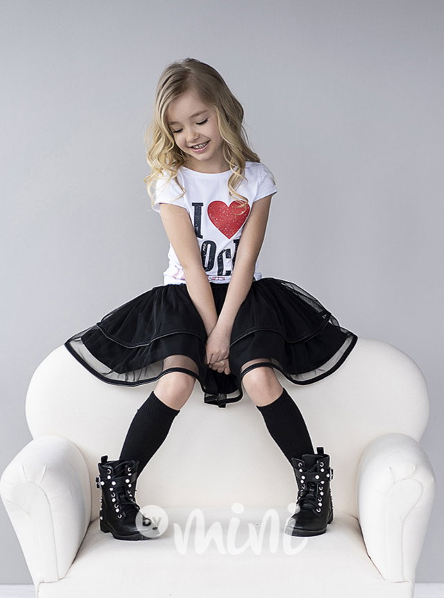 Black maxi tutu sukýnka