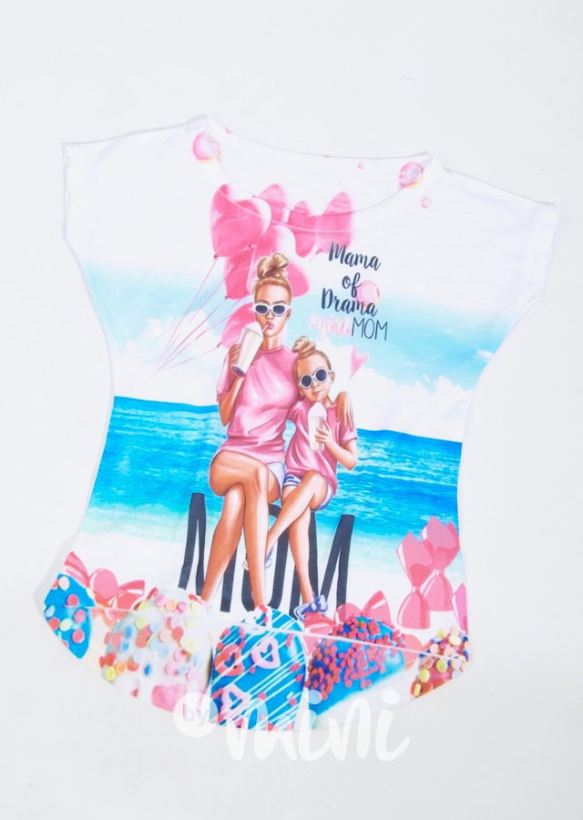 Mama of drama beach triko