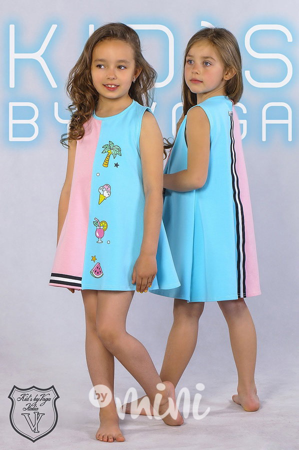 Bubble gum duo dress