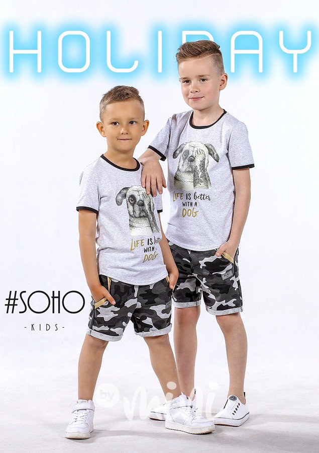 Chlapecký Army set oblečení dog