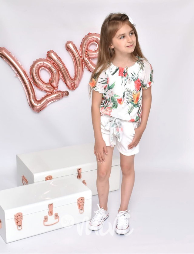 Tropic summer bílý set
