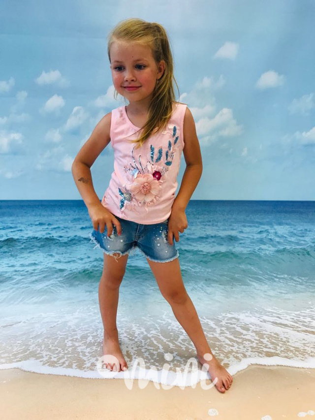 Blossom tílko růžové