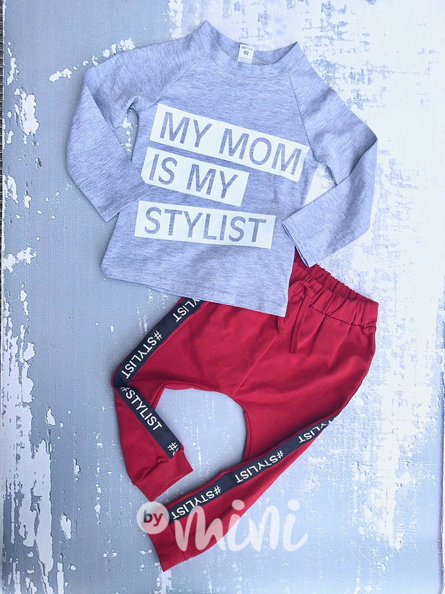 Stylist set bordo
