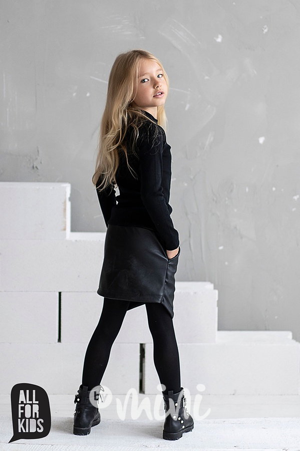 Sukňokraťasy leather look