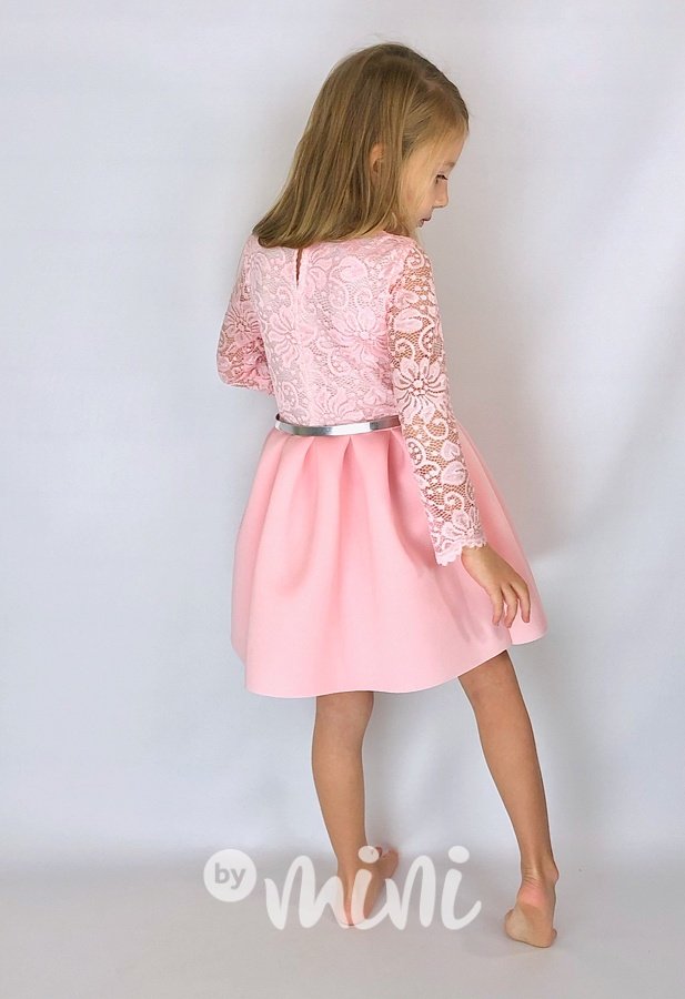 Luxury Pink dress - luxusní růžové dívčí šaty