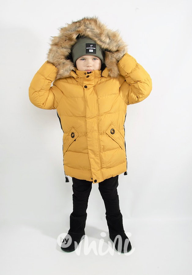 Mustard chlapecká zimní bunda
