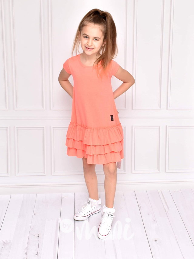 Orange dress dětské šaty*TOP*