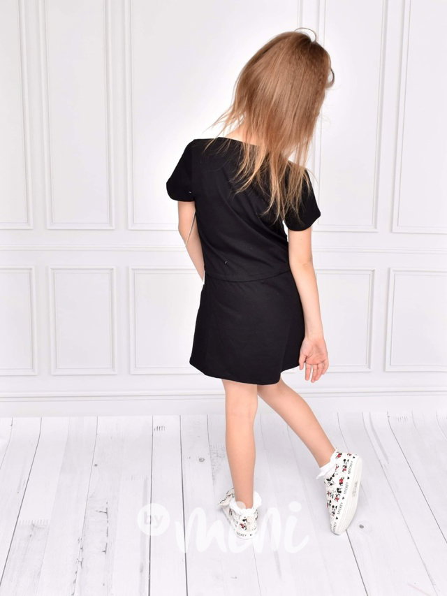 Mickey sporty dívčí dress - black