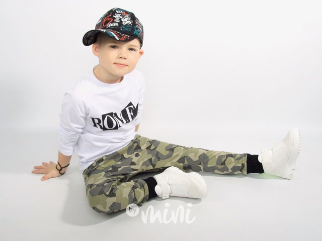 Baggy s kapsičkou a zipem - army new