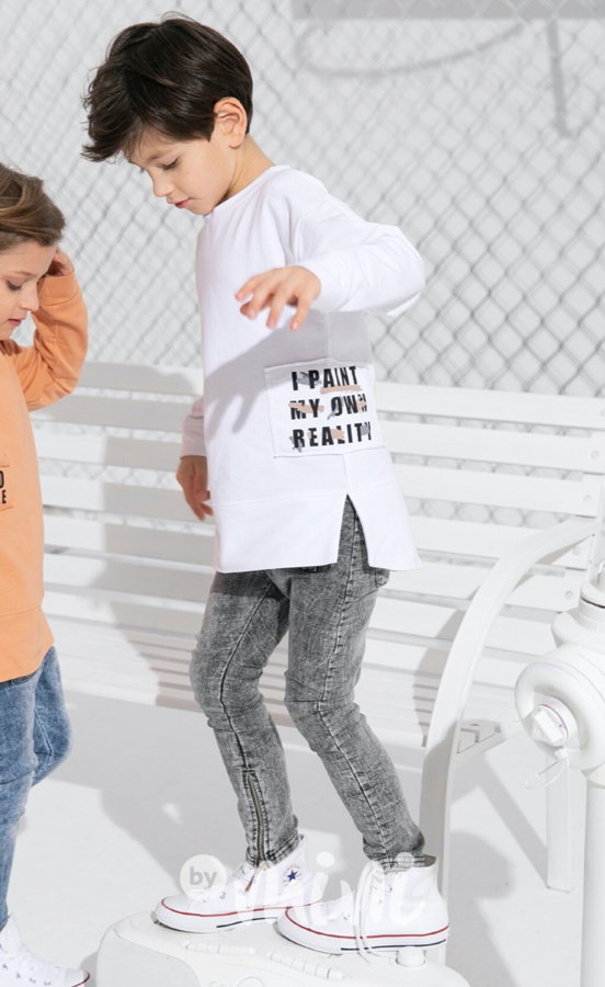Mikina reality bílá *Premium*