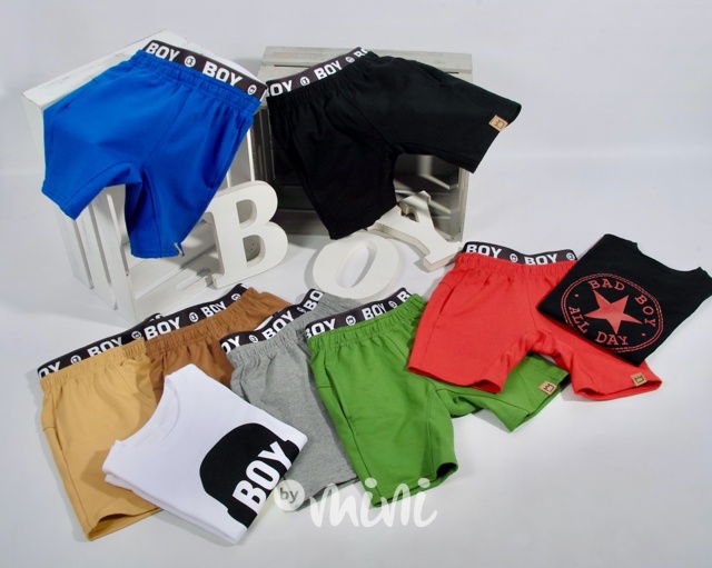 BOY šortky červené