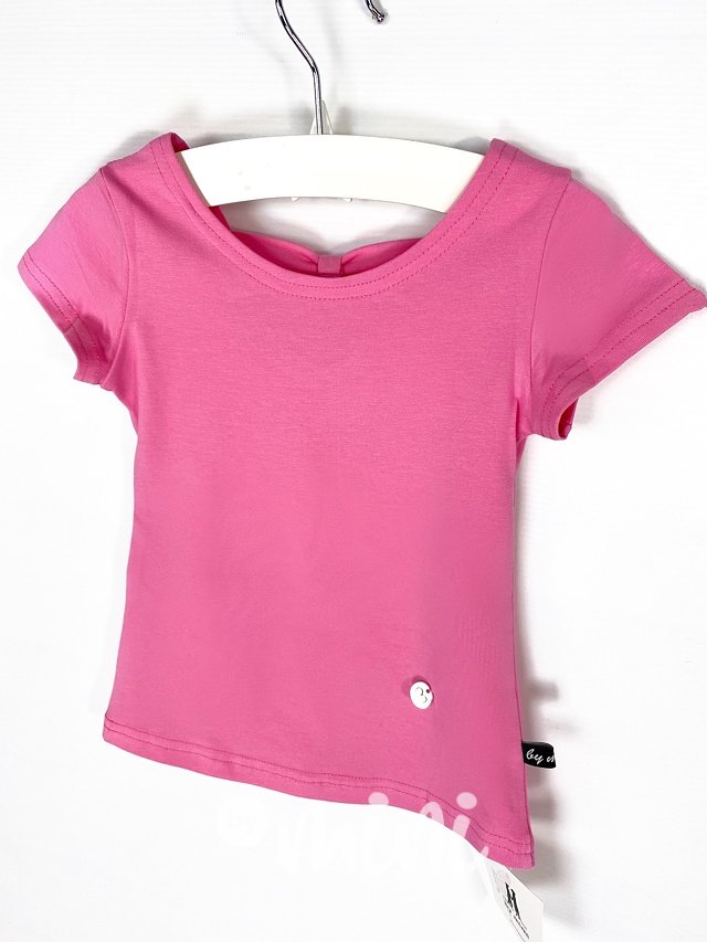 Dětské triko s krátkým rukávem růžové