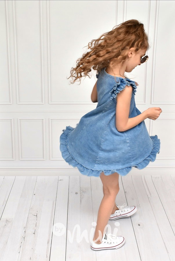 Ice cream denim dress flitry